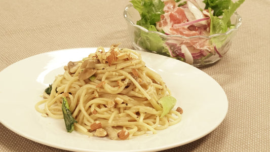 オーツミルクを使ったクリームパスタ作りを開催しました！