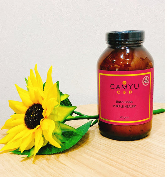 CAMYU　オーガニック CBD バスソーク　PURPLE HEALER