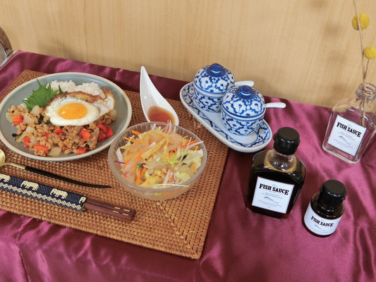 初のコラボ企画！クラフトナンプラーを使ったガパオ風ライスの料理教室